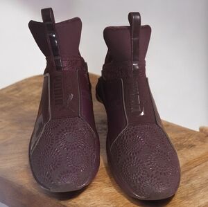 Puma Kylie Jenner Dark Burgundy Sneakers
